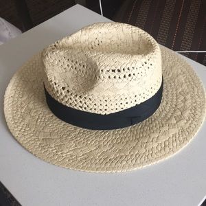 Straw Woven Boater Hat